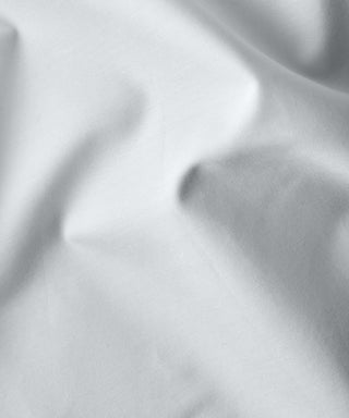 Hellgrauer Tencel Baumwoll-Perkal Kissenbezug mit Keder