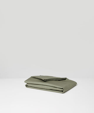 Moss Tencel cotton percale fitted sheet